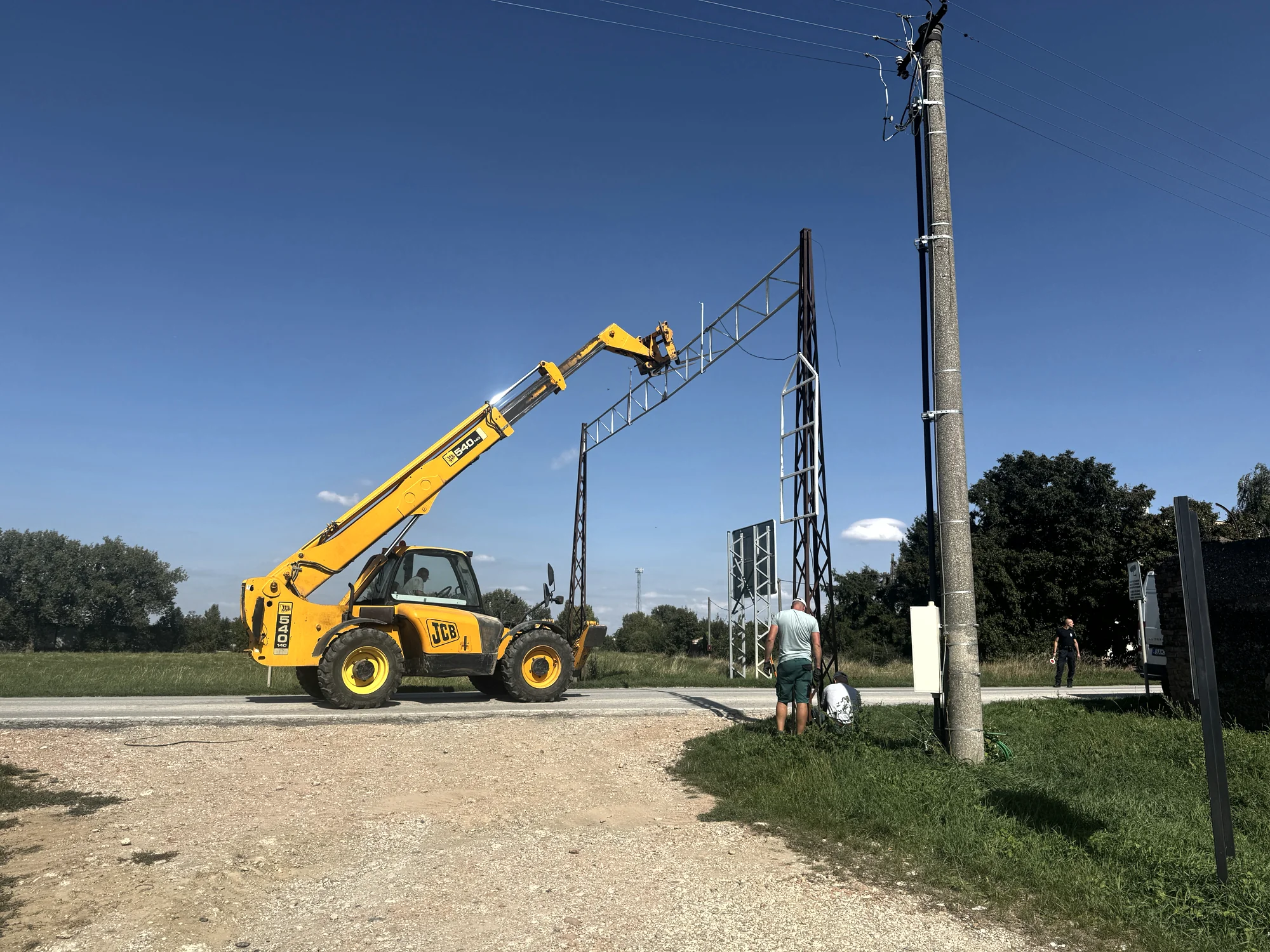 Prenájom teleskopického nakladača JCB — fotka 3